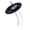 Novatto TARTARUGA Oval Glass Vessel Bathroom Sink Set, Chrome NSFC-0128031001CH - alternate 2